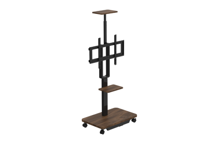 Tv-standaard met enkele motor mobiele kar