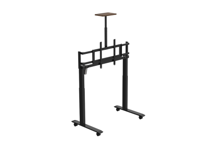 Elektrische opheffende tv-standaard mobiele kar