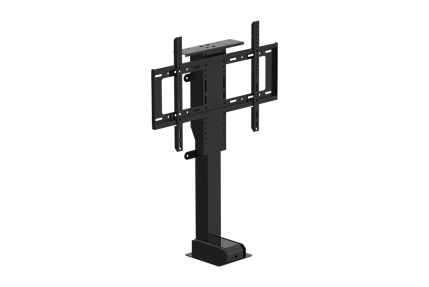 Verborgen tv-standaard enkele motor